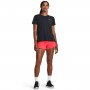 Damskie spodenki treningowe Under Armour Flex Woven 2-in-1 Short - łososiowe 