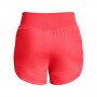 Damskie spodenki treningowe Under Armour Flex Woven 2-in-1 Short - łososiowe 