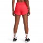 Damskie spodenki treningowe Under Armour Flex Woven 2-in-1 Short - łososiowe 
