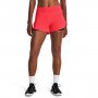 Damskie spodenki treningowe Under Armour Flex Woven 2-in-1 Short - łososiowe 