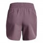 Damskie spodenki treningowe Under Armour Flex Woven Short 5in - fioletowe