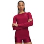 Obrazek dla: UNDER ARMOUR Damskie spodenki treningowe Under Armour HeatGear Shorty  burgundowe Burgundowy