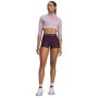 Obrazek dla: UNDER ARMOUR Damskie spodenki treningowe Under Armour HeatGear Shorty  fioletowe Fioletowy