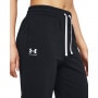 Damskie spodnie dresowe Under Armour UA Rival Terry Jogger - czarne