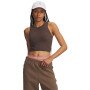 mini: Damskie spodnie dresowe Under Armour Unstoppable Flc Gym Pant - brązowe (4)