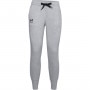 mini: Damskie spodnie treningowe UNDER ARMOUR Rival Fleece Joggers - szare (5)