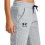 mini: Damskie spodnie treningowe UNDER ARMOUR Rival Fleece Joggers - szare (4)