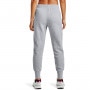 mini: Damskie spodnie treningowe UNDER ARMOUR Rival Fleece Joggers - szare (3)