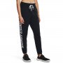 Damskie spodnie treningowe Under Armour UA Rival Terry Graphic Jogger - czarne