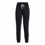 Damskie spodnie treningowe Under Armour UA Rival Terry Graphic Jogger - czarne