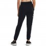 Damskie spodnie treningowe Under Armour UA Rival Terry Graphic Jogger - czarne