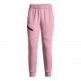 Damskie spodnie treningowe Under Armour Unstoppable Flc Jogger - różowe