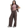 mini: Damskie spodnie Under Armour RIVAL PLEATED VARSITY PANT - brązowe (1)