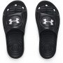 Dziecięce klapki UNDER ARMOUR Locker IV SL - czarne