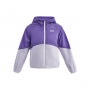 UNDER ARMOUR Dziewczęca kurtka wiatrówka Under Armour UA Sport Windbreaker Jkt  fioletowa Fioletowy