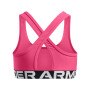 Dziewczęcy biustonosz treningowy Under Armour G Crossback Bra - różowy