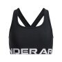 UNDER ARMOUR Dziewczęcy biustonosz treningowy Under Armour G Crossback Bra  czarny Czarny