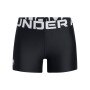 Dziewczęce krótkie legginsy treningowe Under Armour G HeatGear Shorty - czarne