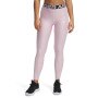 Damskie legginsy treningowe Under Armour Heatgear Rib Legging - różowe