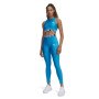 UNDER ARMOUR Damskie legginsy treningowe Under Armour Heatgear Rib Legging  niebieskie Niebieski