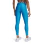 Damskie legginsy treningowe Under Armour Heatgear Rib Legging - niebieskie