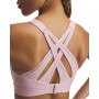 Biustonosz treningowy Under Armour Infinity High Strappy - różowy