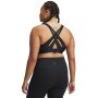 Biustonosz treningowy Under Armour Infinity High Strappy - czarny