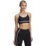 Biustonosz treningowy Under Armour Infinity Mid Piped - czarny