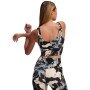 Biustonosz treningowy Under Armour  Meridian Fitted CropTankPrnt - czarny