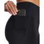 Damskie legginsy krótkie treningowe Under Armour Meridian Middy - czarne