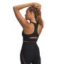 Damski top treningowy Under Armour Meridian Zip Tank - czarny