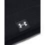 Męska czapka treningowa Under Armour UA Halftime Shallow Cuff - czarna