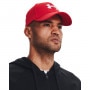 UNDER ARMOUR Męska czapka z daszkiem Under Armour Men's UA Blitzing  czerwona Czerwony