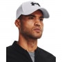 UNDER ARMOUR Męska czapka z daszkiem Under Armour Men's UA Blitzing  biała Biały