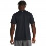Męska koszulka do biegania Under Armour UA Launch Shortsleeve - czarna