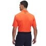 Męska koszulka polo Under Armour UA Matchplay Polo - pomarańczowa 