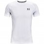 mini: Męska koszulka treningowa UNDER ARMOUR HG Armour Fitted SS - biała (5)