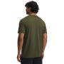 mini: Męska koszulka treningowa Under Armour Project Rock Brahma Bull - khaki (2)