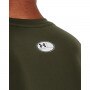 Męska koszulka treningowa Under Armour UA HG Armour Comp SS - khaki