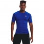 UNDER ARMOUR Męska koszulka treningowa UNDER ARMOUR UA HG Armour Comp SS  niebieski Ciemny niebieski
