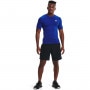 Męska koszulka treningowa UNDER ARMOUR UA HG Armour Comp SS - niebieski