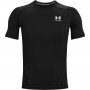 Męska koszulka treningowa UNDER ARMOUR UA HG Armour Comp SS - czarna