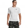 UNDER ARMOUR Męska koszulka treningowa UNDER ARMOUR UA HG Armour Comp SS  biała Biały