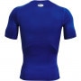 Męska koszulka treningowa UNDER ARMOUR UA HG Armour Comp SS - niebieski