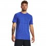 UNDER ARMOUR Męska koszulka treningowa Under Armour UA Vanish Elite Seamless SS  niebieski Niebieski
