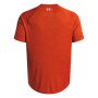 mini: Męska koszulka treningowa Under Armour UA Tech Textured SS - pomarańczowa (5)
