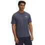 UNDER ARMOUR Męska koszulka treningowa Under Armour UA Tech Vent Geotessa SS  szara Szary