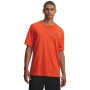  UNDER ARMOUR Męska koszulka treningowa Under Armour UA Tech Vent Jacquard  pomarańczowa Pomarańczowy