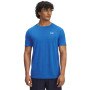 UNDER ARMOUR Męska koszulka treningowa Under Armour UA Vanish Seamless SS  niebieska Niebieski