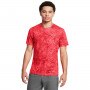 UNDER ARMOUR Męska koszulka treningowa Under Armour Vanish Elite Vent Prtd SS  czerwona Czerwony